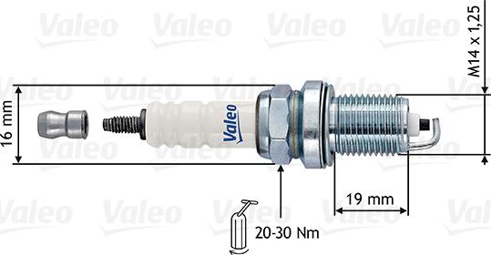 Valeo 246886 - Aizdedzes svece autospares.lv