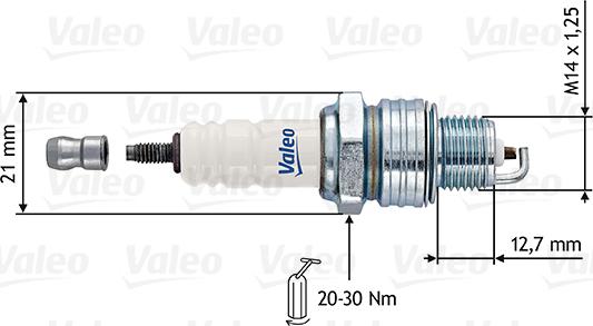 Valeo 246878 - Aizdedzes svece autospares.lv