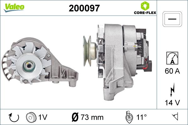 Valeo 200097 - Ģenerators autospares.lv