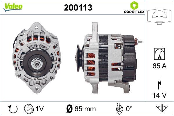 Valeo 200113 - Ģenerators autospares.lv