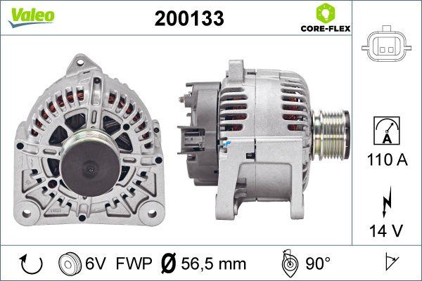 Valeo 200133 - Alternator www.autospares.lv