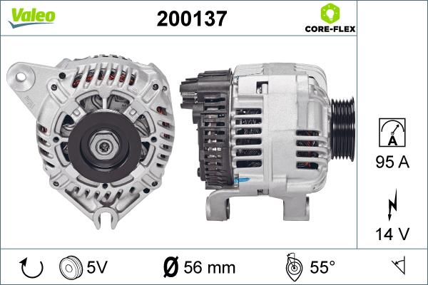 Valeo 200137 - Ģenerators autospares.lv