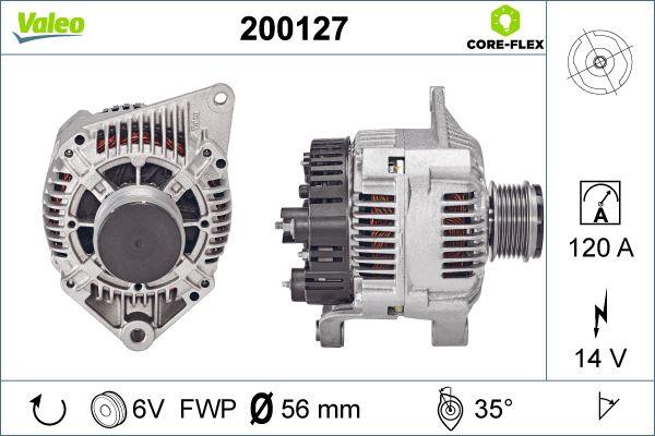 Valeo 200127 - Ģenerators www.autospares.lv