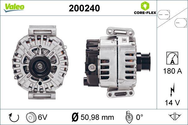 Valeo 200240 - Ģenerators www.autospares.lv