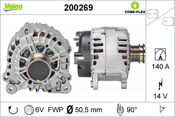 Valeo 200269 - Alternator www.autospares.lv