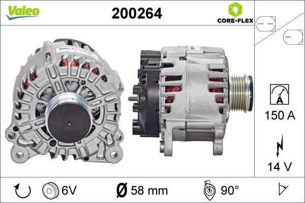 Valeo 200264 - Alternator www.autospares.lv