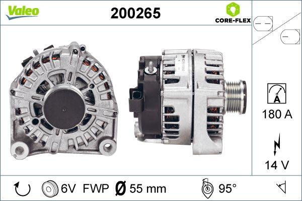 Valeo 200265 - Ģenerators autospares.lv