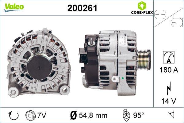 Valeo 200261 - Генератор www.autospares.lv