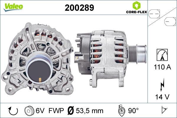 Valeo 200289 - Ģenerators autospares.lv