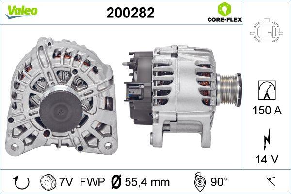 Valeo 200282 - Ģenerators autospares.lv