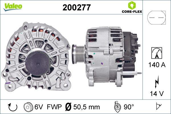 Valeo 200277 - Ģenerators autospares.lv