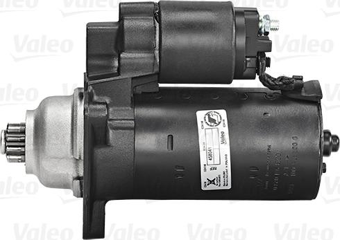 Valeo 458041 - Starteris www.autospares.lv