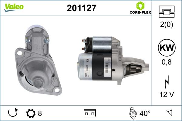 Valeo 201127 - Starter www.autospares.lv