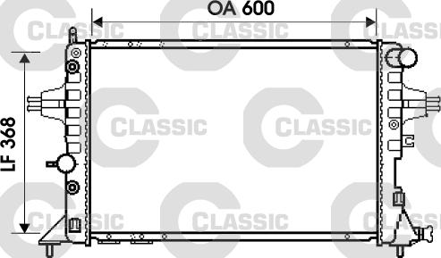 Valeo 234388 - Radiators, Motora dzesēšanas sistēma www.autospares.lv