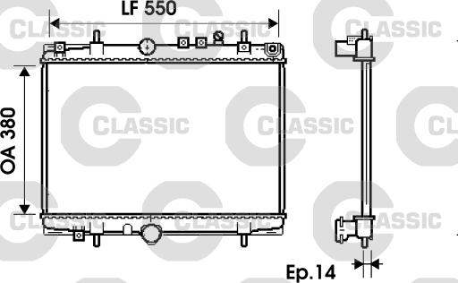 Valeo 234278 - Radiators, Motora dzesēšanas sistēma www.autospares.lv