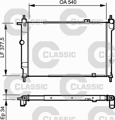 Valeo 230993 - Radiators, Motora dzesēšanas sistēma www.autospares.lv