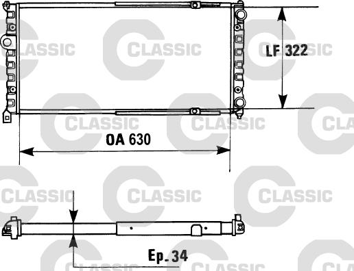 Valeo 230945 - Radiators, Motora dzesēšanas sistēma www.autospares.lv