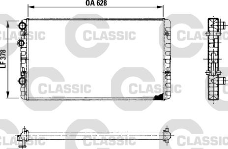 Valeo 230 955 - Radiators, Motora dzesēšanas sistēma www.autospares.lv