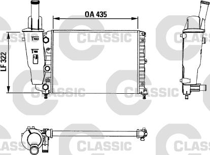 Valeo 230976 - Radiators, Motora dzesēšanas sistēma www.autospares.lv