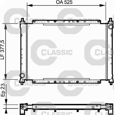 Valeo 230565 - Radiators, Motora dzesēšanas sistēma www.autospares.lv