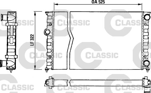 Valeo 230505 - Radiators, Motora dzesēšanas sistēma autospares.lv