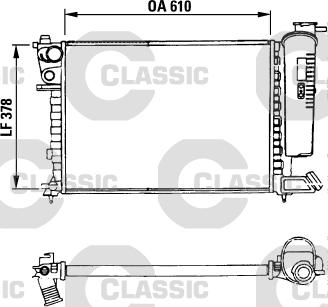 Valeo 230630 - Radiators, Motora dzesēšanas sistēma www.autospares.lv