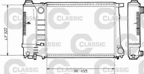 Ava Quality Cooling BWA2135 - Radiators, Motora dzesēšanas sistēma www.autospares.lv