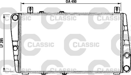 Valeo 230375 - Radiators, Motora dzesēšanas sistēma www.autospares.lv