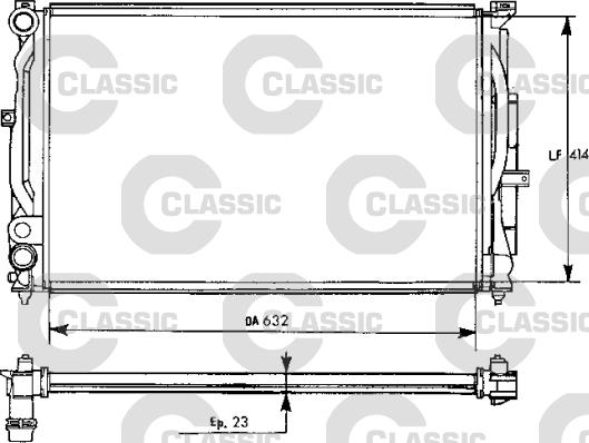 Valeo 231537 - Radiators, Motora dzesēšanas sistēma www.autospares.lv