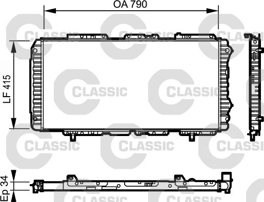 Valeo 231611 - Radiators, Motora dzesēšanas sistēma www.autospares.lv