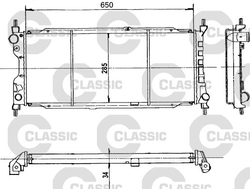 Valeo 231179 - Radiators, Motora dzesēšanas sistēma www.autospares.lv