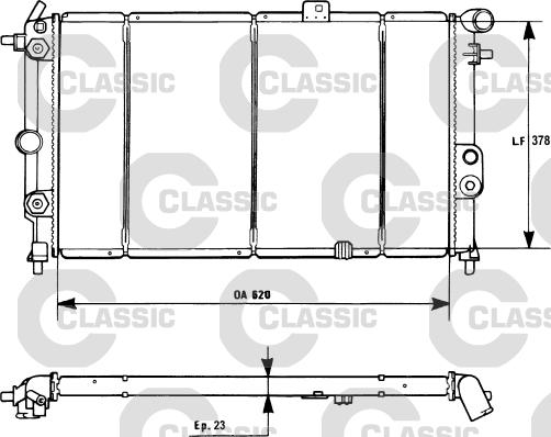 Valeo 231175 - Radiators, Motora dzesēšanas sistēma www.autospares.lv