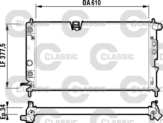 Valeo 231847 - Radiators, Motora dzesēšanas sistēma www.autospares.lv