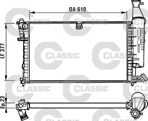 Valeo 231296 - Radiators, Motora dzesēšanas sistēma www.autospares.lv