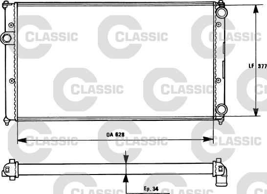 Valeo 231265 - Radiators, Motora dzesēšanas sistēma autospares.lv