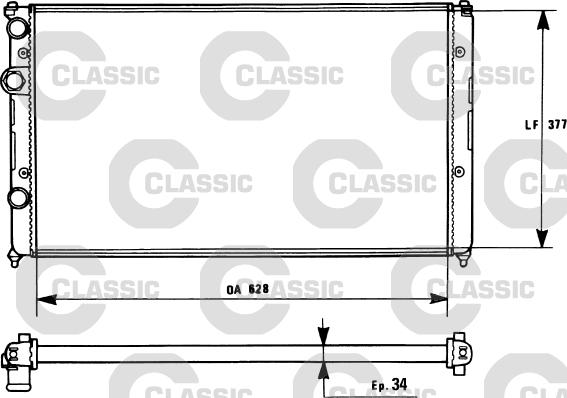 Valeo 231267 - Radiators, Motora dzesēšanas sistēma autospares.lv