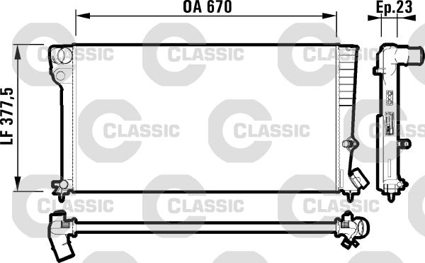 Valeo 231744 - Radiators, Motora dzesēšanas sistēma www.autospares.lv