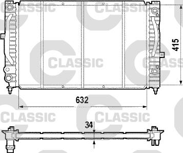 Valeo 231755 - Radiators, Motora dzesēšanas sistēma www.autospares.lv