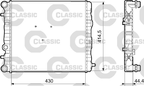 Valeo 233062 - Radiators, Motora dzesēšanas sistēma www.autospares.lv