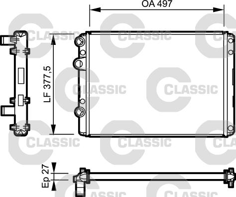 Valeo 232953 - Radiators, Motora dzesēšanas sistēma www.autospares.lv