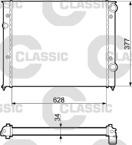 Valeo 232437 - Radiators, Motora dzesēšanas sistēma autospares.lv