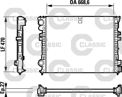 Valeo 232692 - Radiators, Motora dzesēšanas sistēma www.autospares.lv