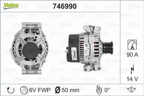 Valeo 746990 - Alternator www.autospares.lv