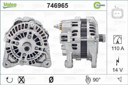 Valeo 746965 - Alternator www.autospares.lv