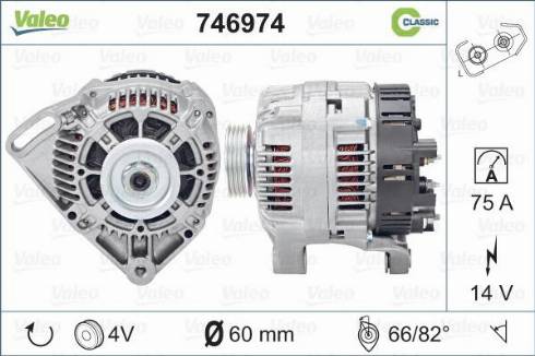 Valeo 746974 - Alternator www.autospares.lv