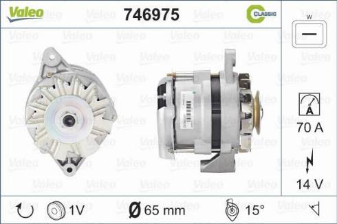 Valeo 746975 - Alternator www.autospares.lv