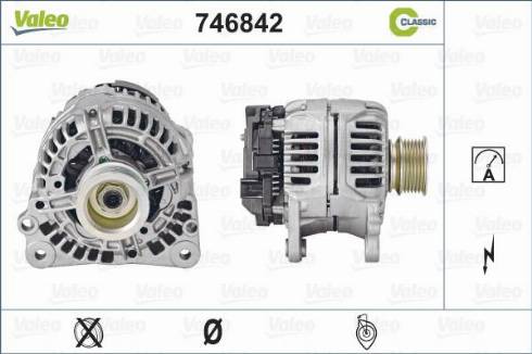 Valeo 746842 - Ģenerators www.autospares.lv