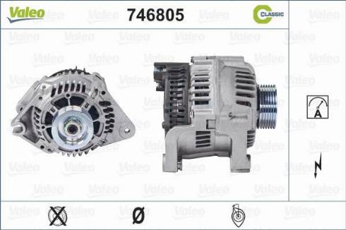 Valeo 746805 - Ģenerators www.autospares.lv