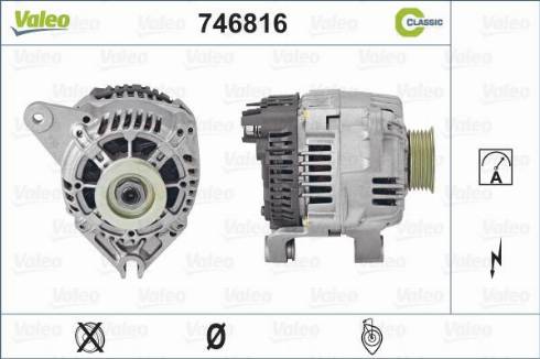 Valeo 746816 - Ģenerators www.autospares.lv