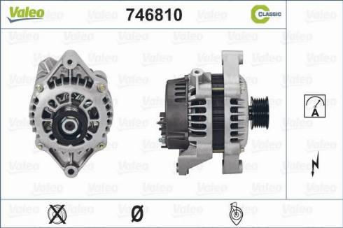 Valeo 746810 - Генератор www.autospares.lv